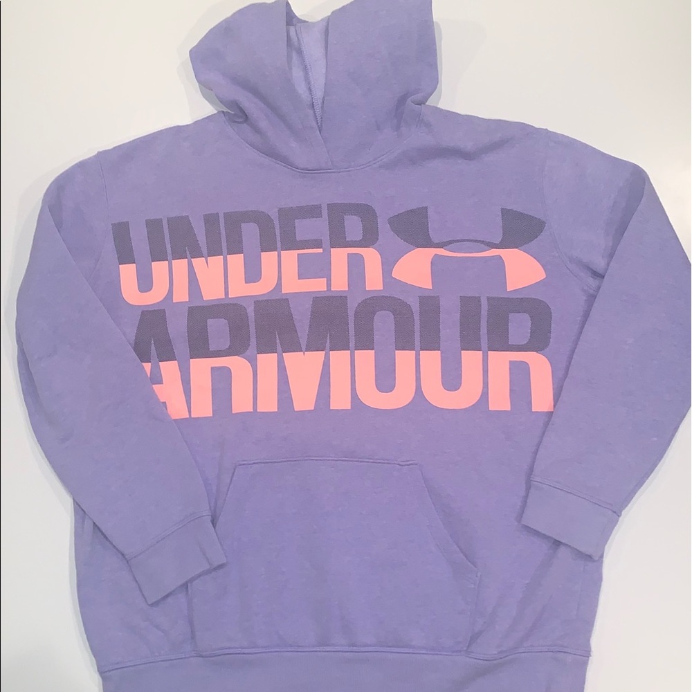 Under Armour Light Purple Cotton Sweatshirt